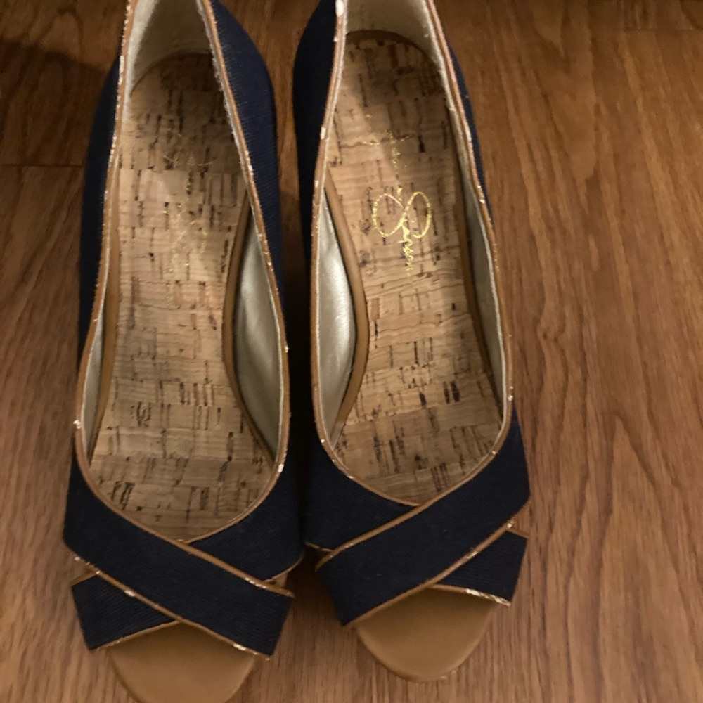 Blue heels